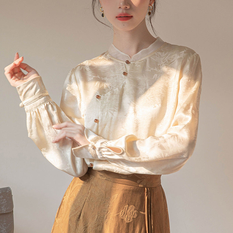 Daiyu Silky Long-Sleeve