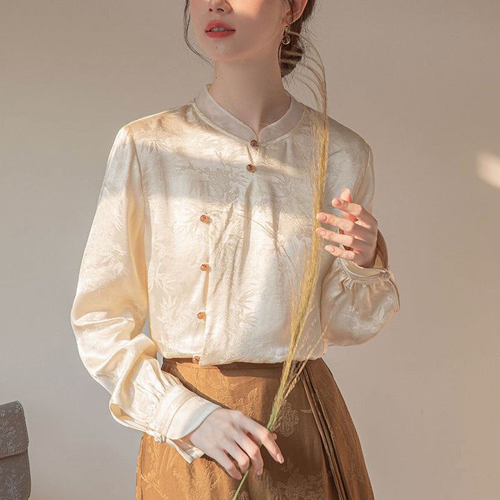 Daiyu Silky Long-Sleeve