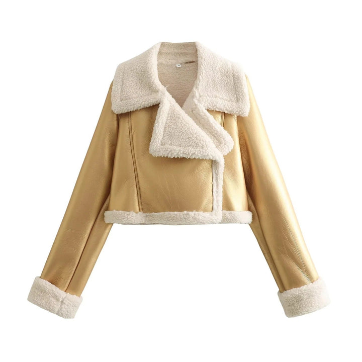 Bloom | Fur Fleece Double-sided Short Jacket