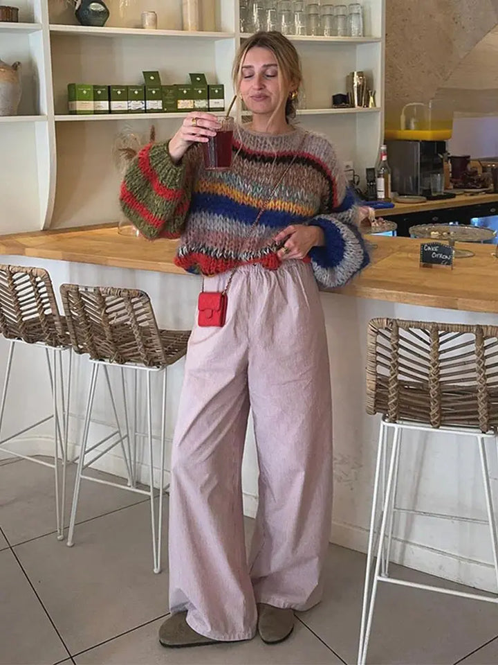 Lauren | Women’s Winter Multicolor Knit Sweater