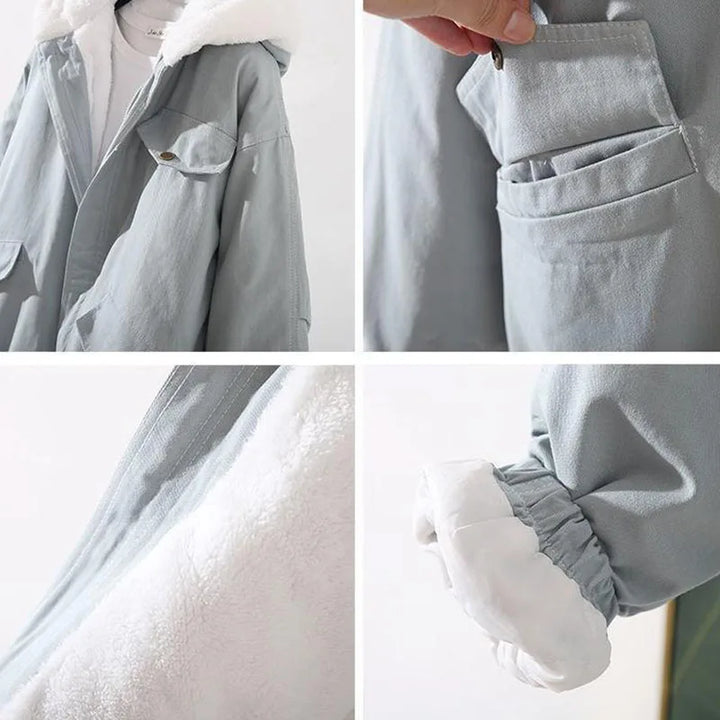 Blaine | Oversized Cotton Hoodie Jacket