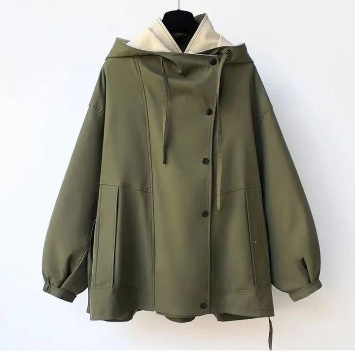 Clemence | Trendy Hooded Windbreaker Coat